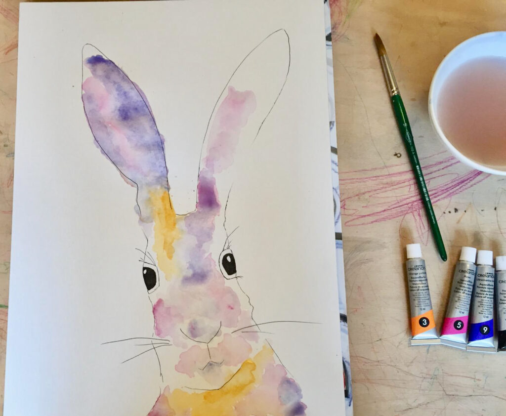 Kinder Zeichnen Hase Bleistift Kunstschule Berlin